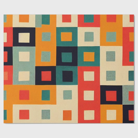 geometrische retroflector cadeaupapier (Vlak)