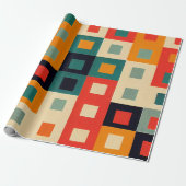 geometrische retroflector cadeaupapier (Uitgerold)