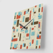 Geometrische retroflector, middeleeuwse moderne vierkante klok (Hoek)