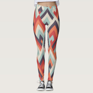 Geometrische Rhombus:  kleurrijk patroon. Leggings