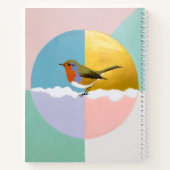 Geometrische Robin bol Notitieboek (Achterkant)