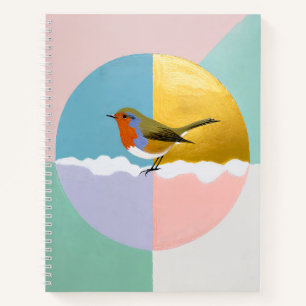Geometrische Robin bol Notitieboek
