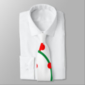 Geometrische rode groene blauwe cirkels stropdas (Gebonden)