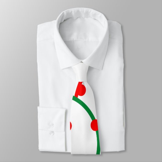 Geometrische rode groene blauwe cirkels stropdas (Gebonden)