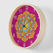 Geometrische rode mandala bloem-54567 (Hoek)