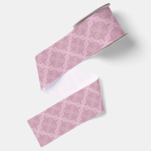 Geometrische rokerige lila art deco grosgrain lint