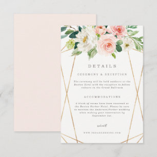 Geometrische Romance van de lente — Details kaart