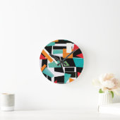 Geometrische ronde klok (Huis)