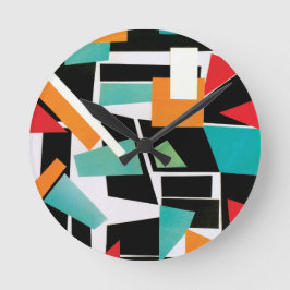 Geometrische ronde klok