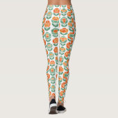 Geometrische Roos Liefde Leggings (Achterkant)
