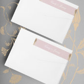 Geometrische Roos roze goudbruistocht