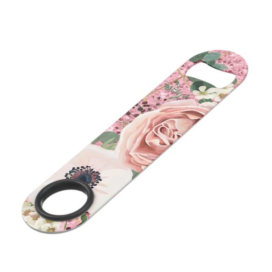 Geometrische Roos van de flesopening Speed Flessenopener (Voorkant Gekanteld)