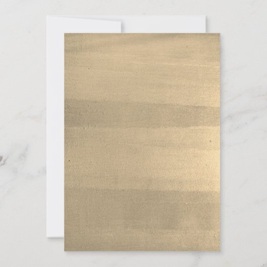 Geometrische roze en goudvlek Mitzvah Kaart (Achterkant)