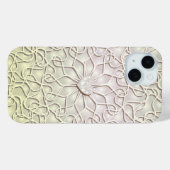 Geometrische Roze Gouden HART Patroon Case-Mate iPhone Case (Achterkant (horizontaal))