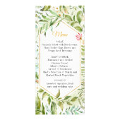 Geometrische roze groene gouden botanische stoffen reclamekaart (Voorkant)