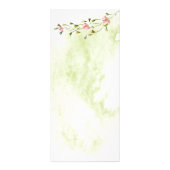 Geometrische roze groene gouden botanische stoffen reclamekaart