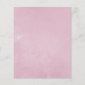 Geometrische Roze Lente Kersenbloesem Bruiloft Flyer (Achterkant)