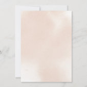 Geometrische roze Rose Brunch met de bride Shower Kaart (Achterkant)