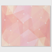 Geometrische roze, verpakkingspapier cadeaupapier (Vlak)