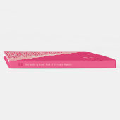 Geometrische Rozen Red Wedding Gastenboek (Rug)