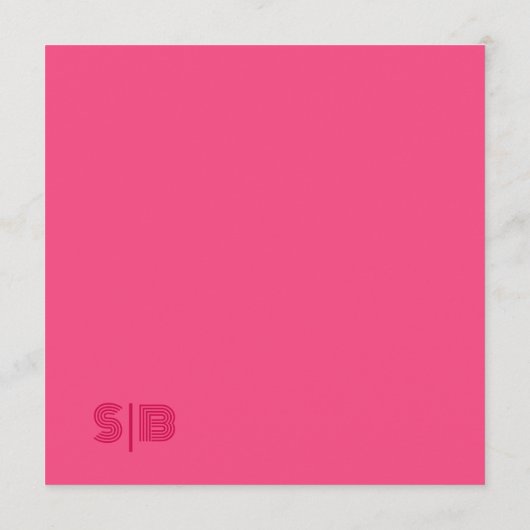 Geometrische Rozen rood Opslaan de datum Kaart (Achterkant)