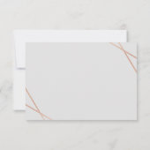 Geometrische RSVP-kaart RSVP Kaartje (Achterkant)