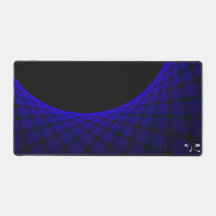 Geometrische ruimte vloerkleed gaming muismat