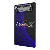 Geometrische ruimte vloerkleed mini klembord (Angled2)