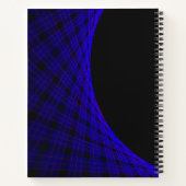 Geometrische ruimte vloerkleed spiraal notitieboek (Achterkant)