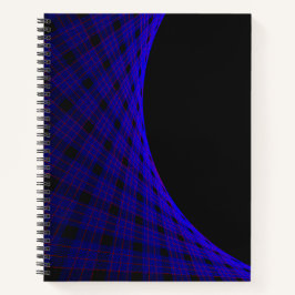 Geometrische ruimte vloerkleed spiraal notitieboek