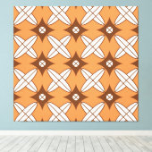 Geometrische ruit, naadloos patroon. canvas afdruk (Insitu (Houten vloer))
