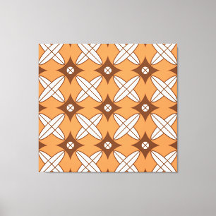 Geometrische ruit,  naadloos patroon. canvas afdruk