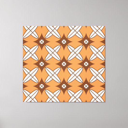 Geometrische ruit, naadloos patroon. canvas afdruk (Voorkant)