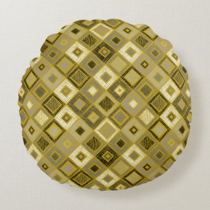  geometrische ruit, naadloos patroon. rond kussen