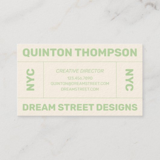 GEOMETRISCHE RUSTIC MATTE BLACK VISITEKAARTJE (Achterkant)