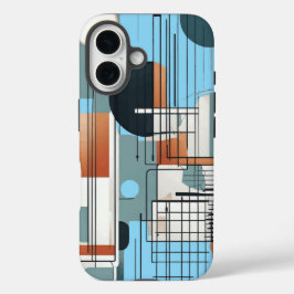 Geometrische samenstelling iPhone case