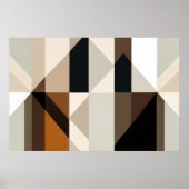 Geometrische Samenvloeiing Poster (Voorkant)