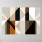 Geometrische Samenvloeiing Poster (Voorkant)