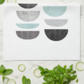 Geometrische Scandinavische abstracte moderne thee Theedoek (Gevouwen)