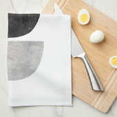 Geometrische Scandinavische abstracte theehanddoek Theedoek (Quarter Fold)