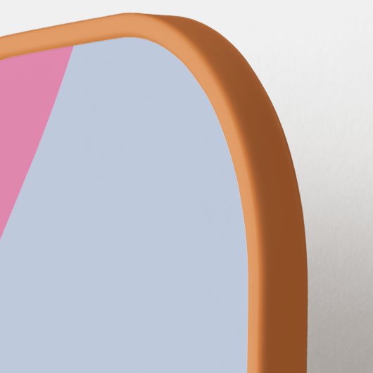  geometrische & Schattigee gestreepte pickleball p Pickleball Paddle (Links Detail)