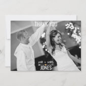 Geometrische schedel Foto bedankt (Voorkant)