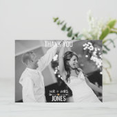 Geometrische schedel Foto bedankt (Staand voorkant)