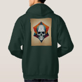 Geometrische schedel Logo Hoodie (Achterkant)