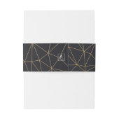 Geometrische schedel uitnodigingen wikkel (Achterkant Voorbeeld)