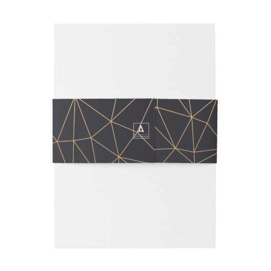 Geometrische schedel uitnodigingen wikkel (Achterkant Voorbeeld)