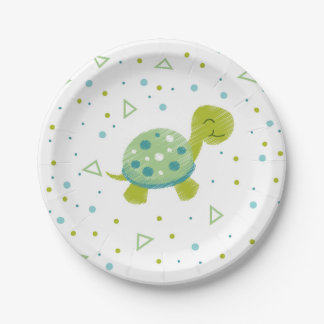 Geometrische schildpad Bord