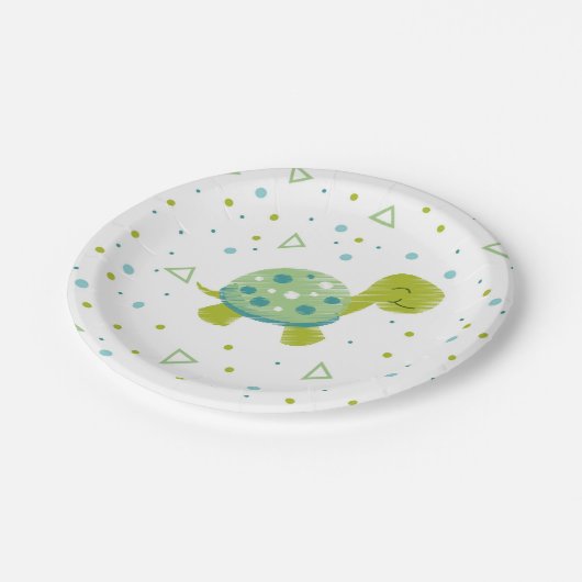 Geometrische schildpad Bord (Gekanteld)