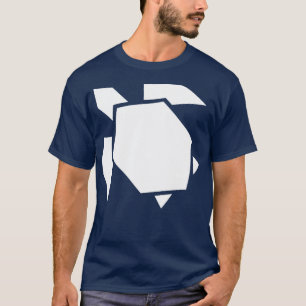 Geometrische schildpad origami stijl (1) t-shirt