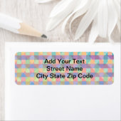 Geometrische schoonheid etiket (Insitu)